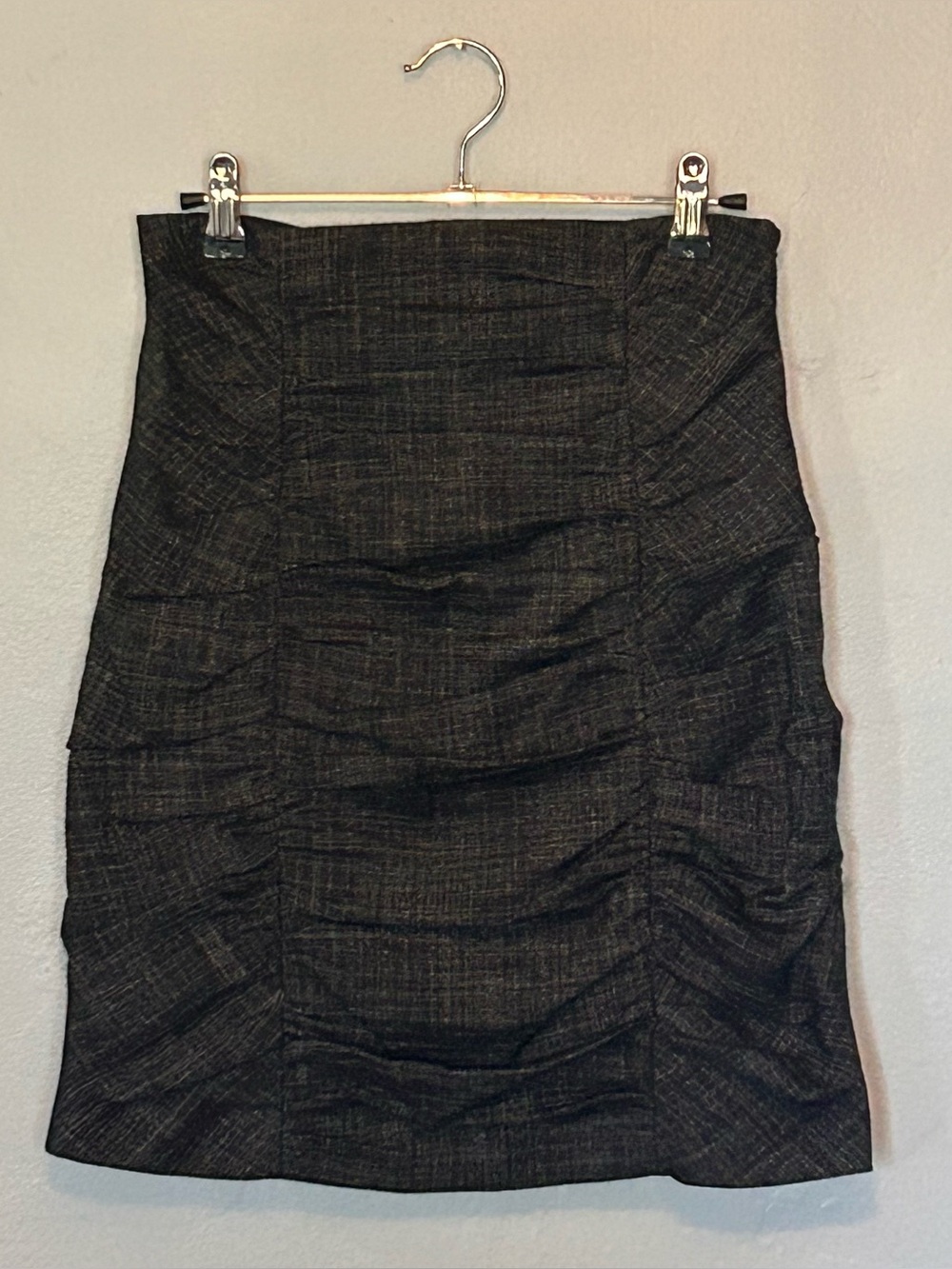 Nanette Lepore tweedy ruched mini